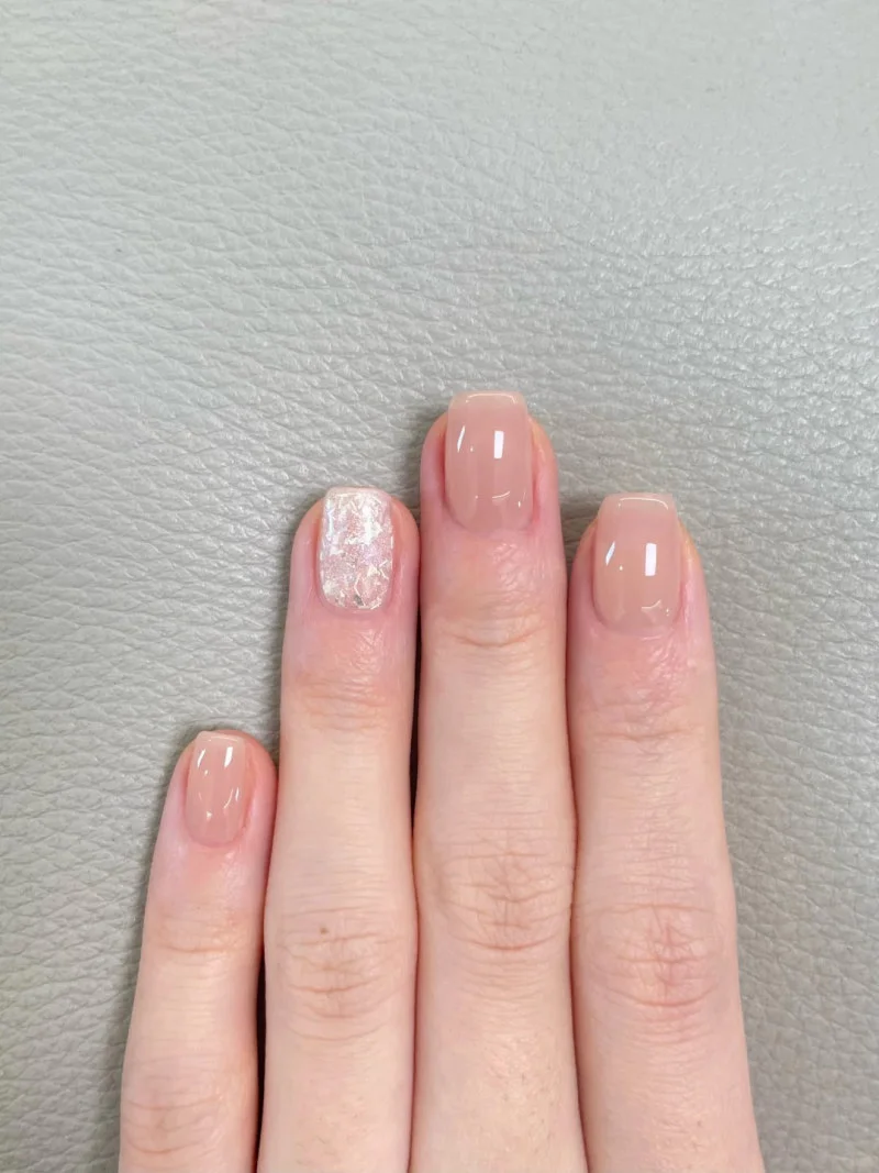 TOP 30+ Kiểu Nail Màu Hồng Thạch Trong Veo Đẹp Mê Ly Cho Nàng Bánh Bèo (4)