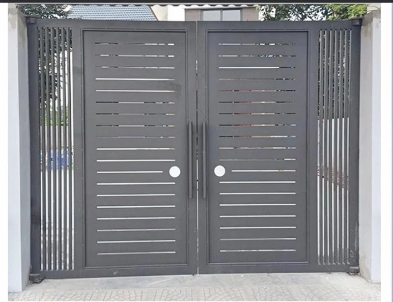 Mẫu Cửa Cổng Sắt 4 Cánh Đẹp Đơn Giản Quận 9- Quận 2 – Tp Thủ Đức