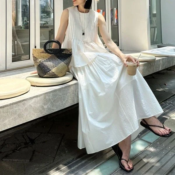 Ảnh 36 minh hoạ mẫu đầm linen mới nhất