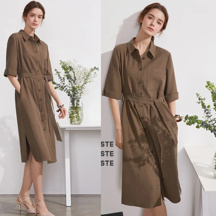 mẫu đầm linen mới nhất (7)