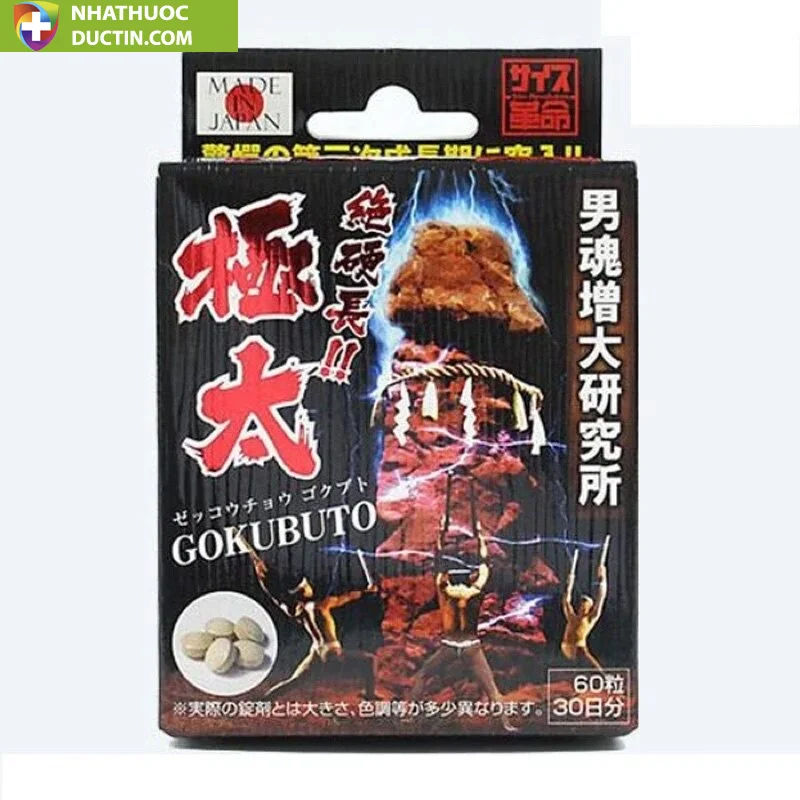 Thuốc tăng kích thước cậu nhỏ của Nhật GOKUBUTO 60 viên Made in Japan