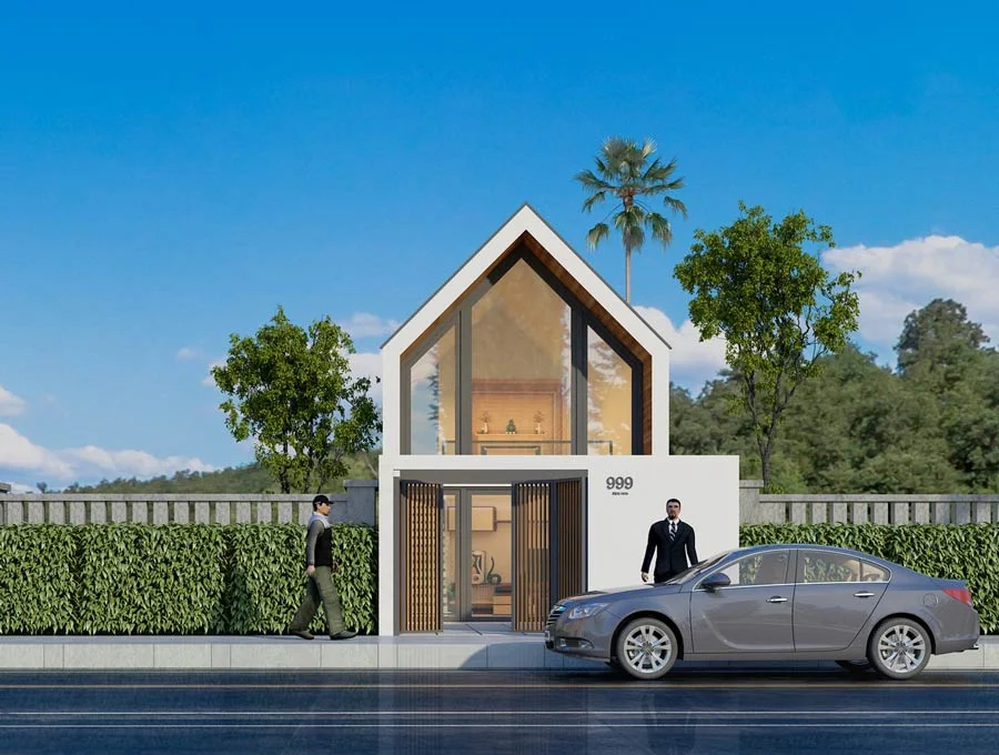 Mẫu nhà cấp 4 có gác lửng 400 triệu (3)