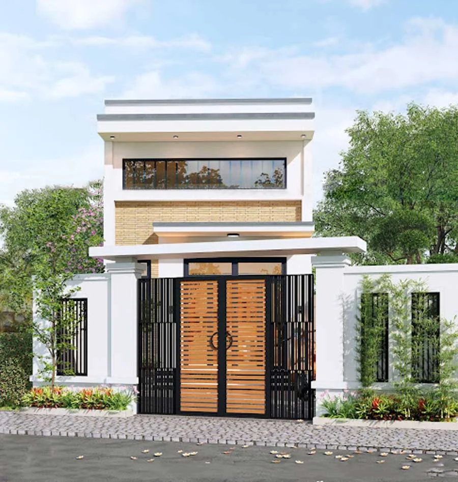 Mẫu nhà cấp 4 có gác lửng 400 triệu