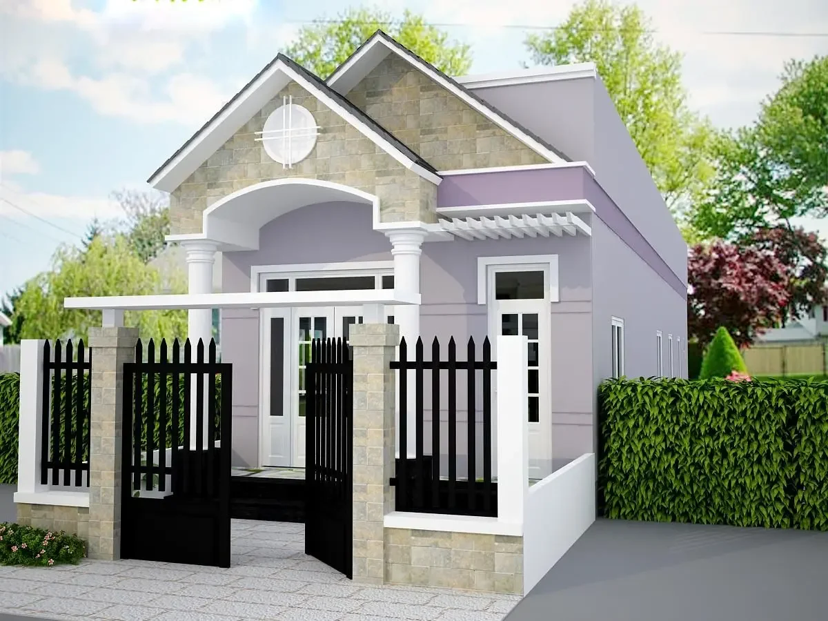 Nhà ống cấp 4 nông thôn 500 triệu có sân sau