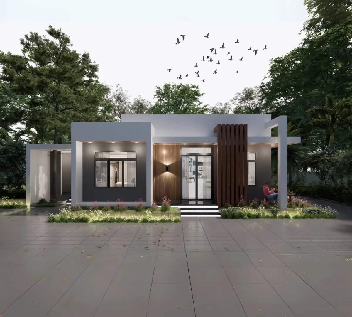 Nhà ống cấp 4 3 phòng ngủ