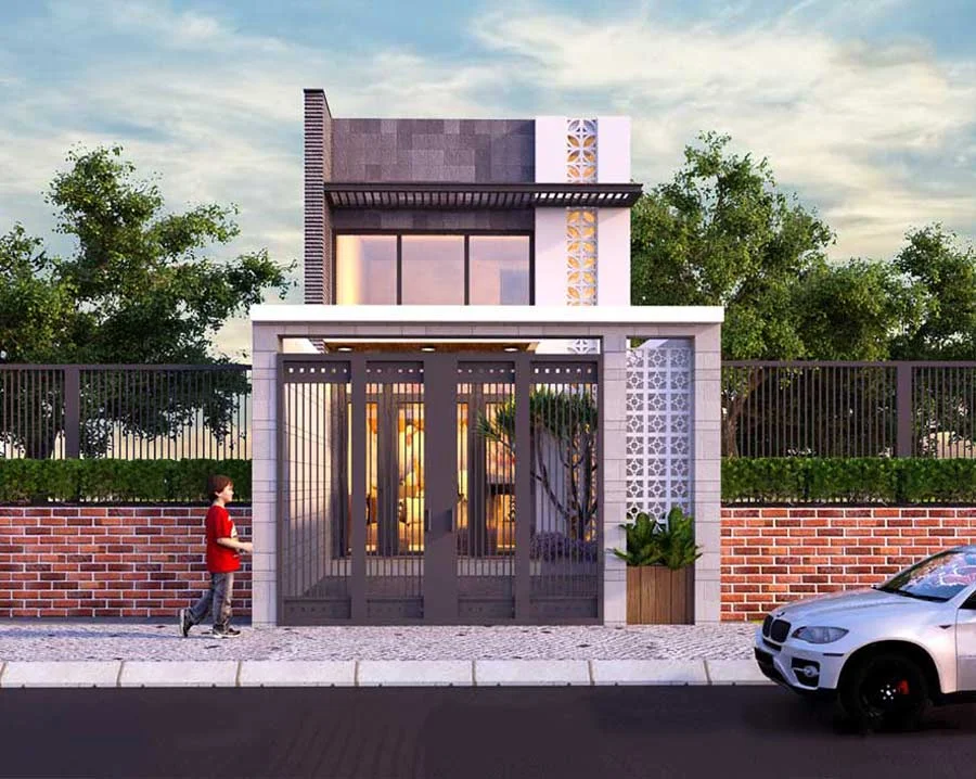 Mẫu nhà cấp 4 có gác lửng 600 triệu