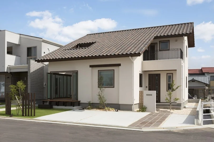 Mẫu nhà cấp 4 có gác lửng mái nhật