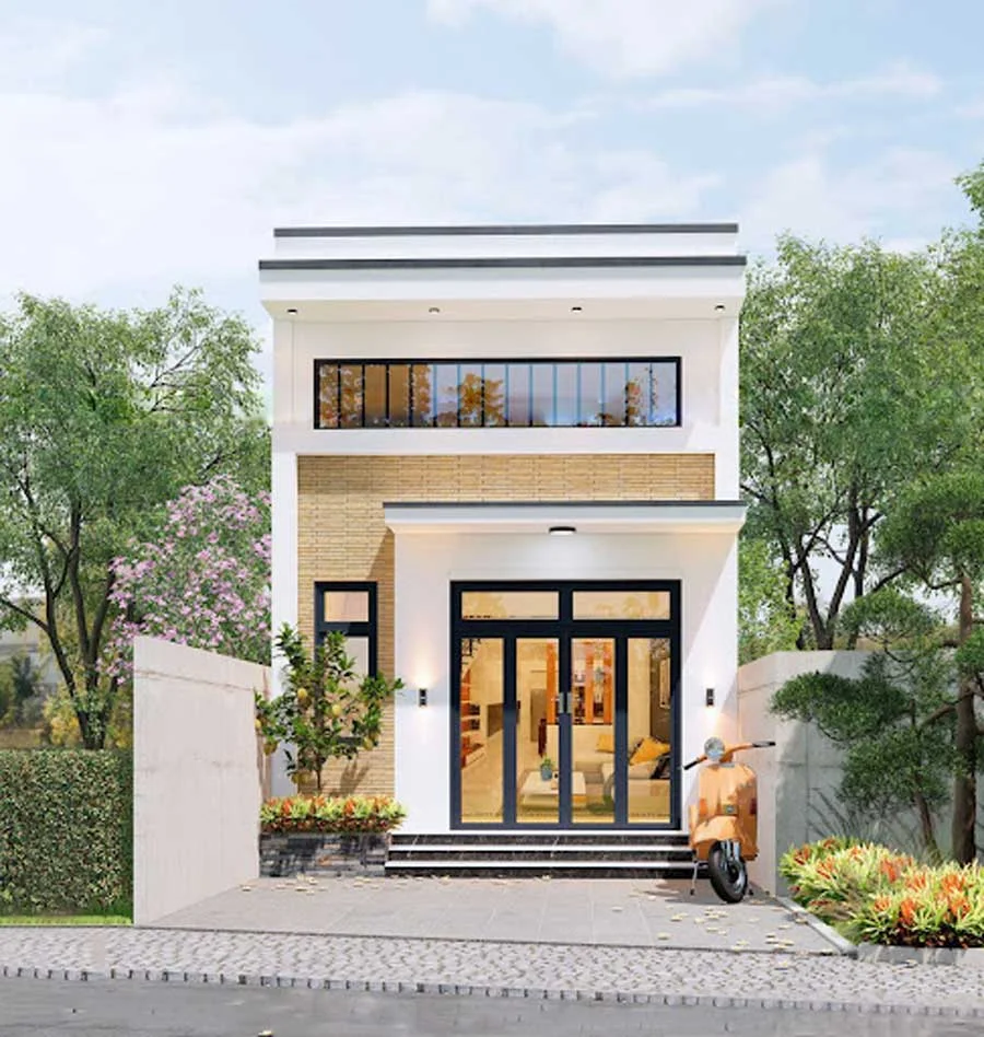 Mẫu nhà cấp 4 có gác lửng 500 triệu (2)