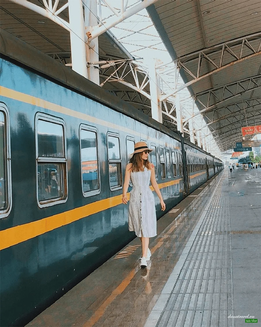 check in với tàu hỏa