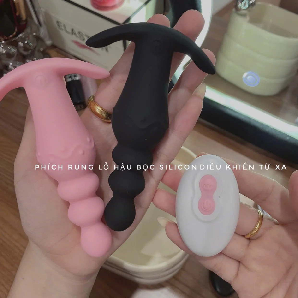 Dụng cụ plug hậu môn siêu rung điều khiển
