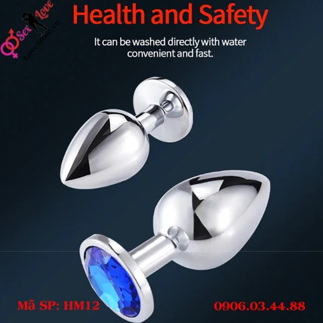 Bộ 3 phích cắm kích thích hậu môn inox đế tròn - Ảnh 3