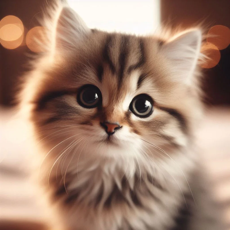 mèo con mắt to tròn long lanh làm hình nền mèo cute
