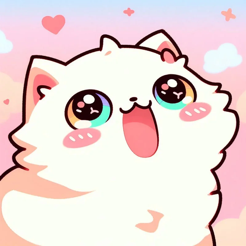 hình nền mèo cute hoạt hình vui nhộn