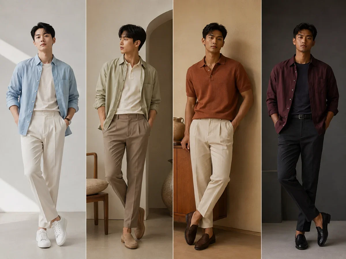 Phối đồ theo tone da cho nam