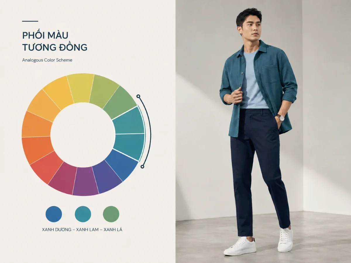 Phối màu tương đồng