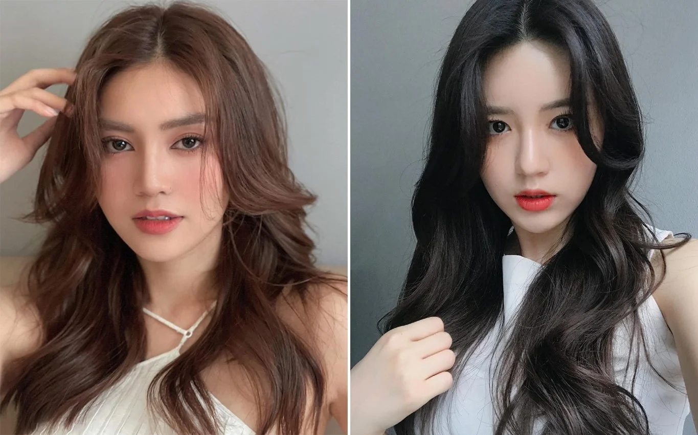 Kiểu tóc nữ xoăn dài bồng bềnh sang trọng