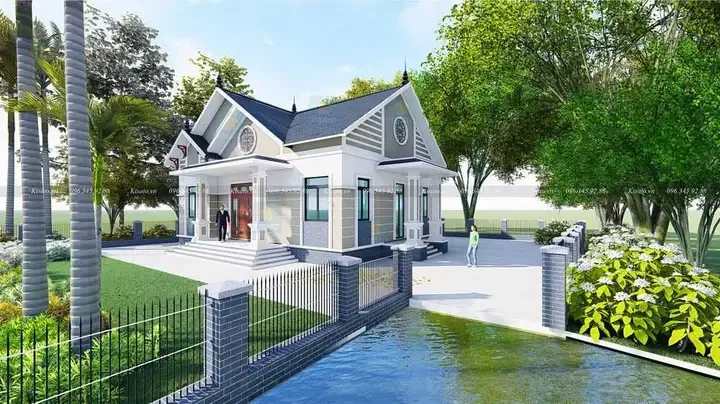 Phối Cảnh 3d Mẫu Nhà Vườn Đẹp (2)